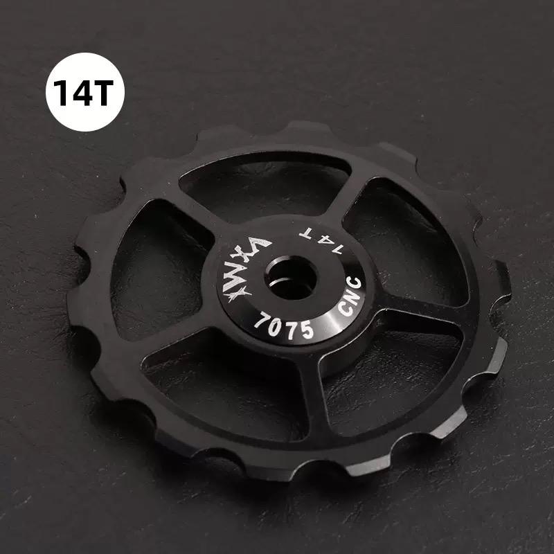VXM CNC Aluminum Jockey Wheel Ceramic Bearing Rear Derailleur Pulley for MTB Road Bikes Bicycle