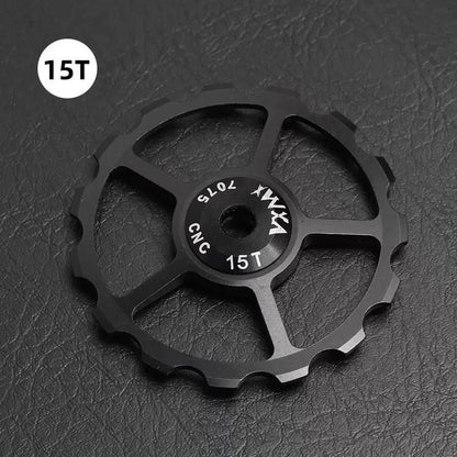 VXM CNC Aluminum Jockey Wheel Ceramic Bearing Rear Derailleur Pulley for MTB Road Bikes Bicycle