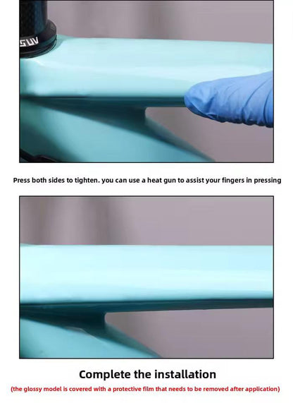Bicycle TPU Invisible Frame Protection Film Scratch Wear Resistant Free Cut