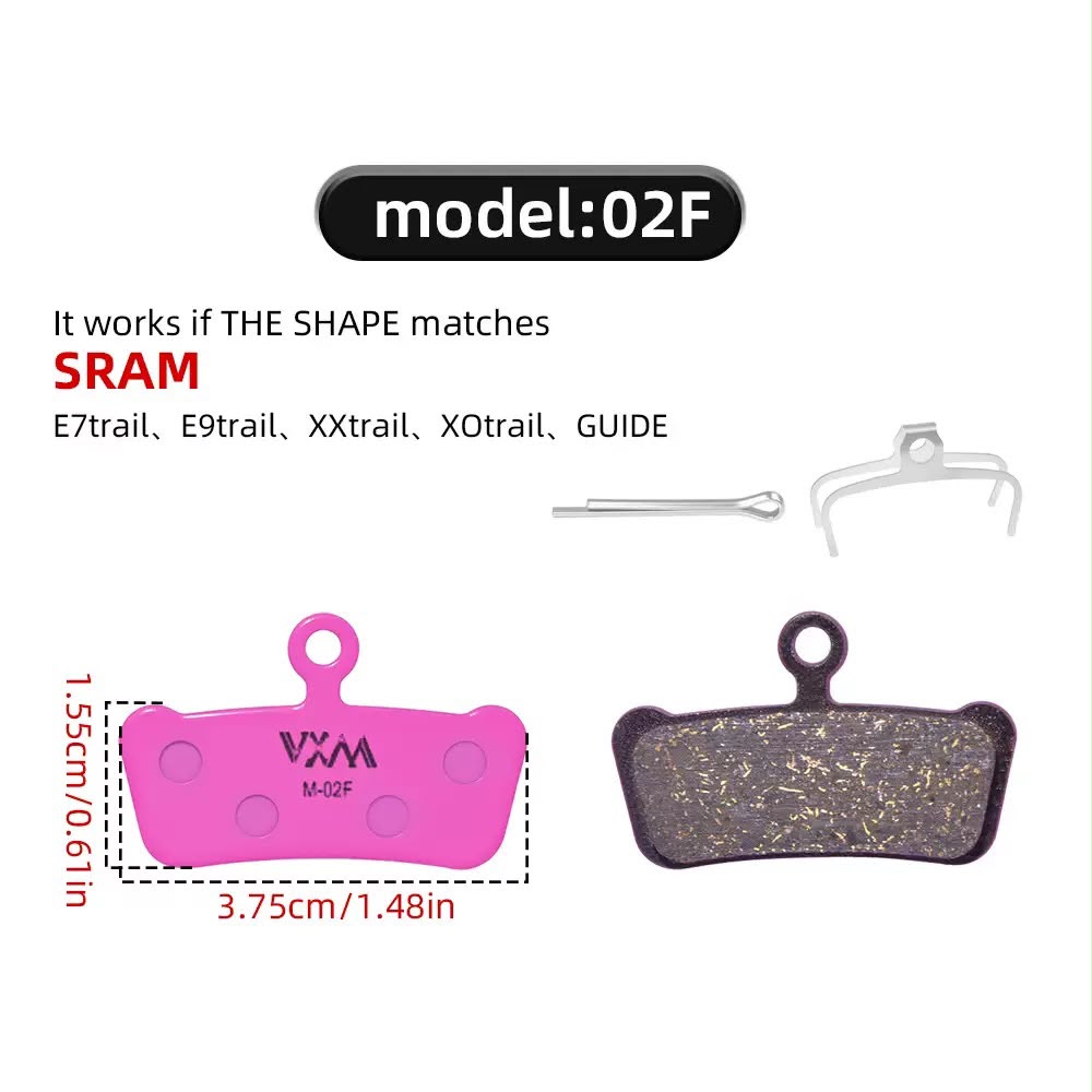 Bicycle Disc Brake Pads Carbon Ceramic Fiber for Shimano SRAM Hope Magura MTB Mountain Bike Disc Brakes