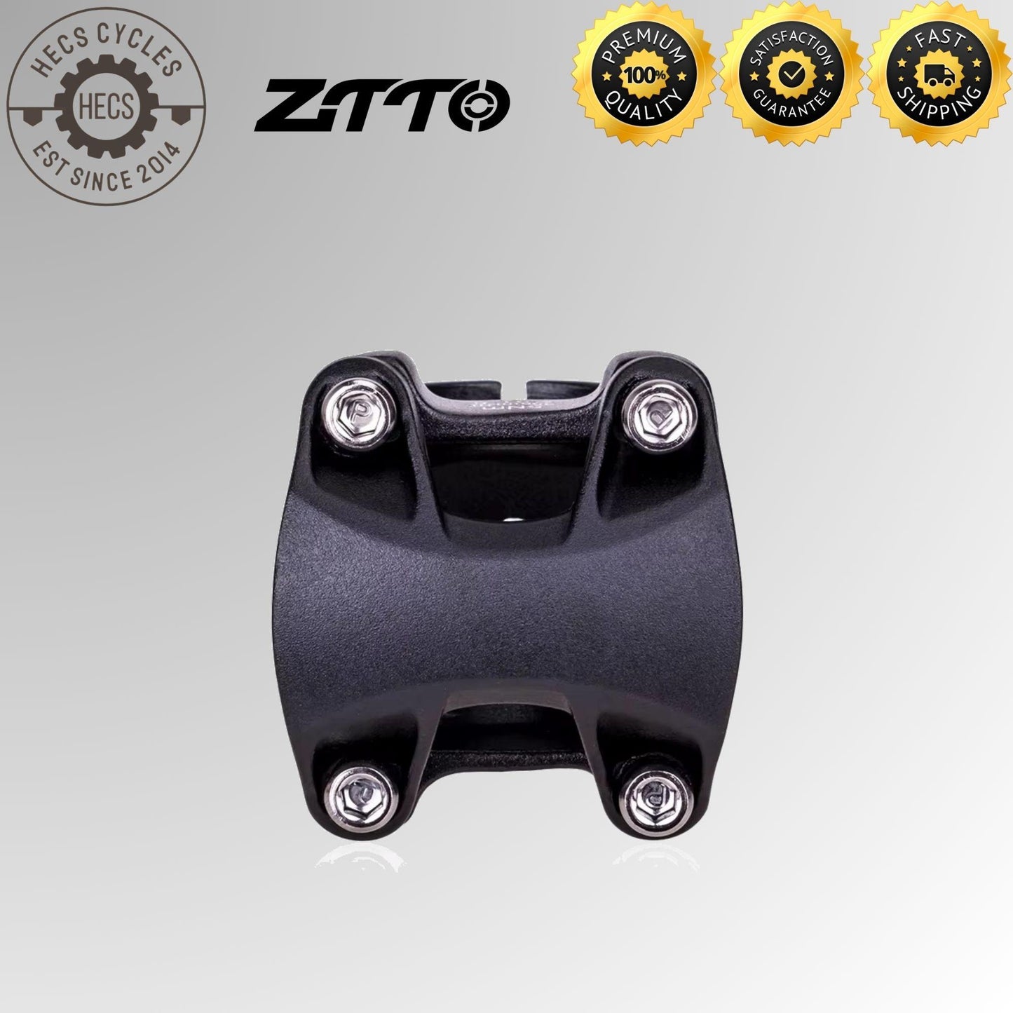 ZTTO 35mm Short MTB Stem 31.8mm Clamp Lightweight Hollow Handlebar Stem for XC and Trail