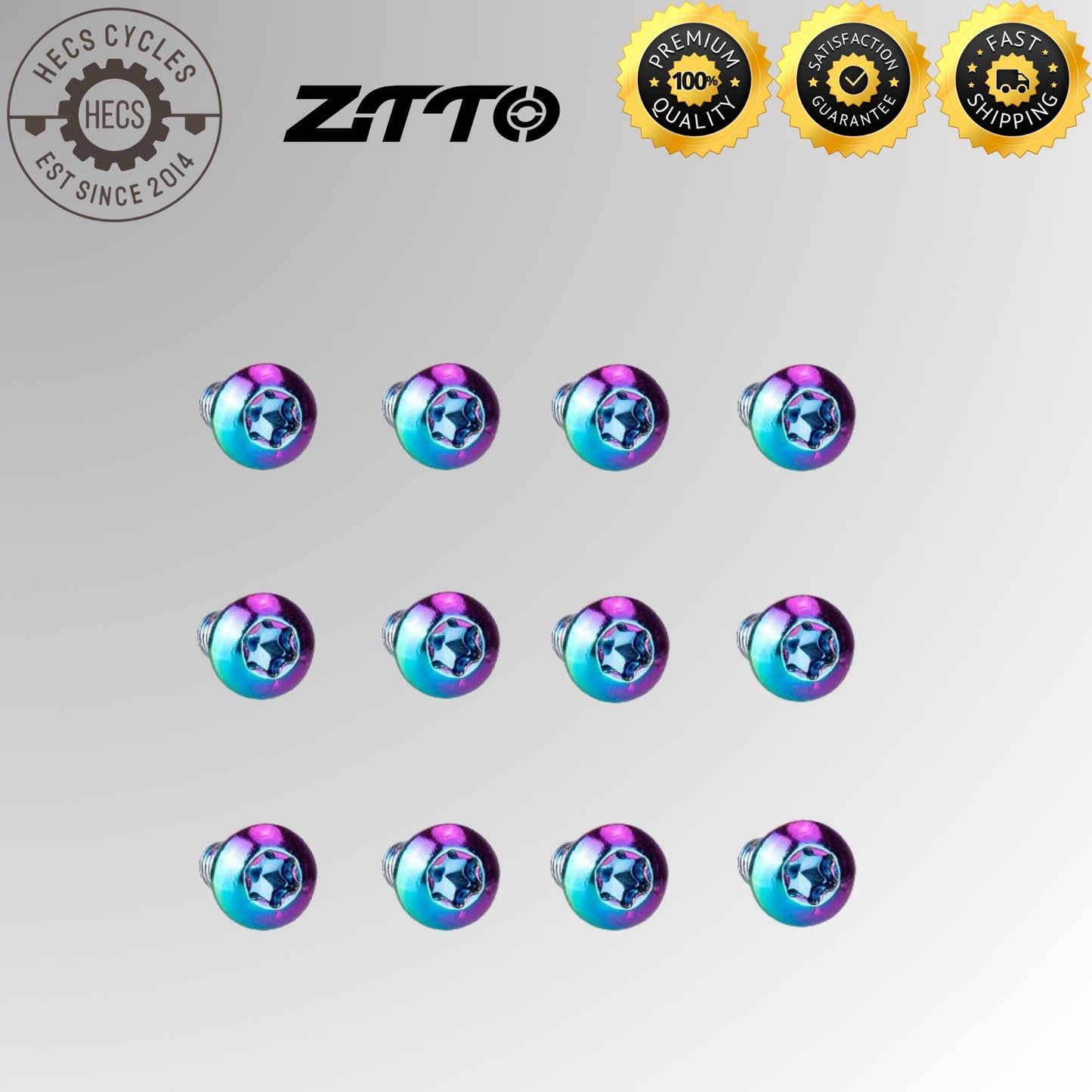 ZTTO 6 Bolt Disc Rotor Bolts 7 Colours For Disc Brake Rotor Mountain Bike Road Bike Foldable Bicycle