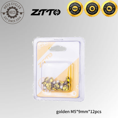 ZTTO 6 Bolt Disc Rotor Bolts 7 Colours For Disc Brake Rotor Mountain Bike Road Bike Foldable Bicycle
