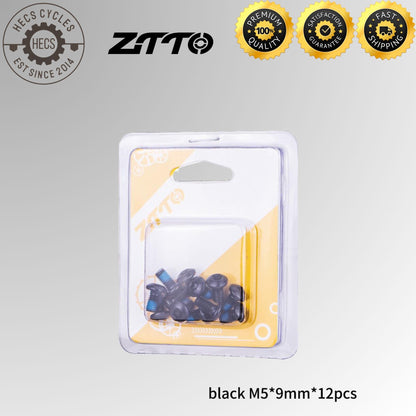 ZTTO 6 Bolt Disc Rotor Bolts 7 Colours For Disc Brake Rotor Mountain Bike Road Bike Foldable Bicycle