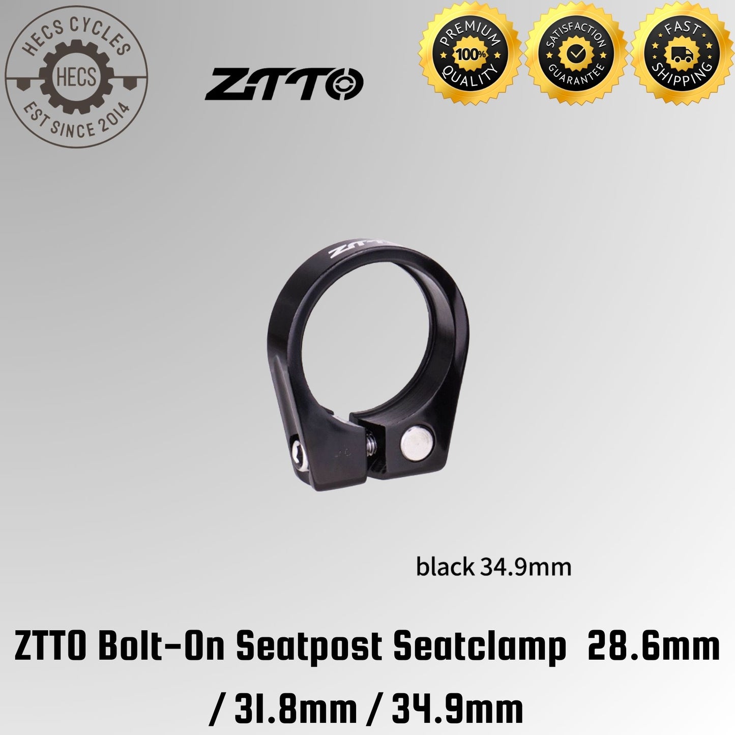 ZTTO Bolt-On Seatpost Seatclamp  28.6mm / 31.8mm / 34.9mm
