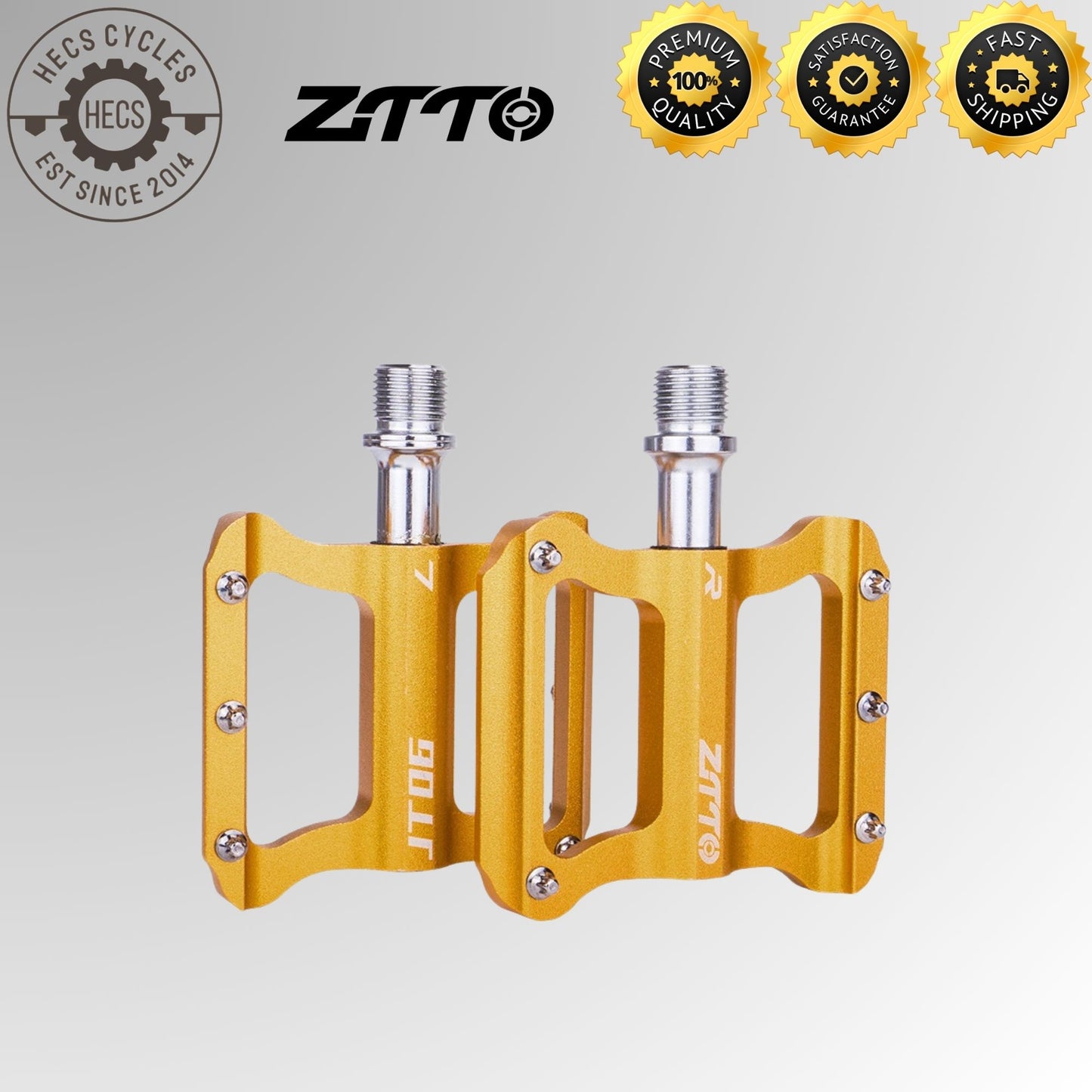 ZTTO Ultralight Anti-slip 2 Sealed Bearing Pedals – Universal Aluminum Alloy Bike Pedals for MTB, Road, and Folding Bikes