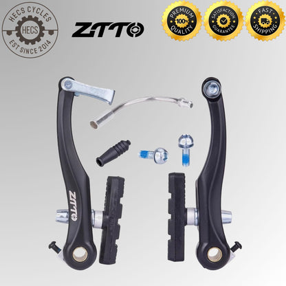 ZTTO V Brake Caliper Set Linear Pull Bicycle Brakes with Pads for MTB Road BMX Folding Bike Mountain Hybrid Bicycles