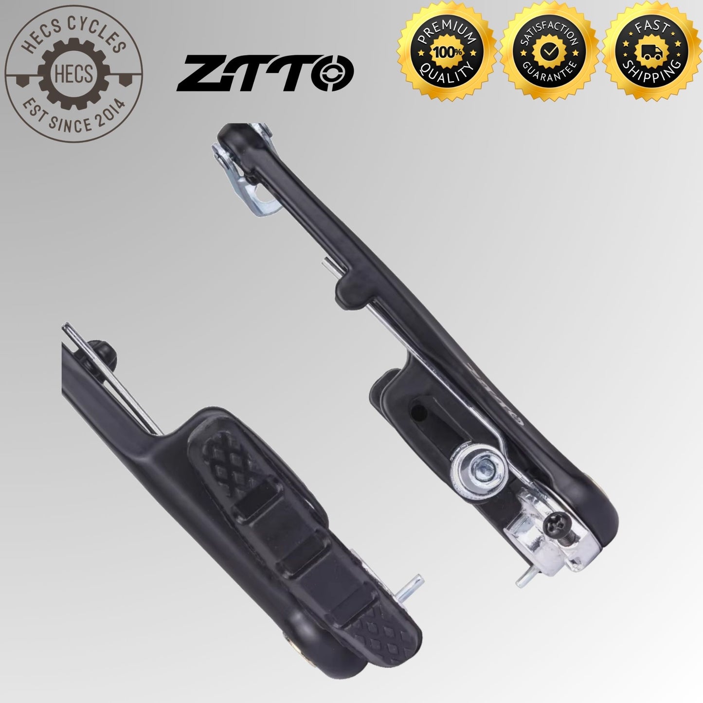 ZTTO V Brake Caliper Set Linear Pull Bicycle Brakes with Pads for MTB Road BMX Folding Bike Mountain Hybrid Bicycles