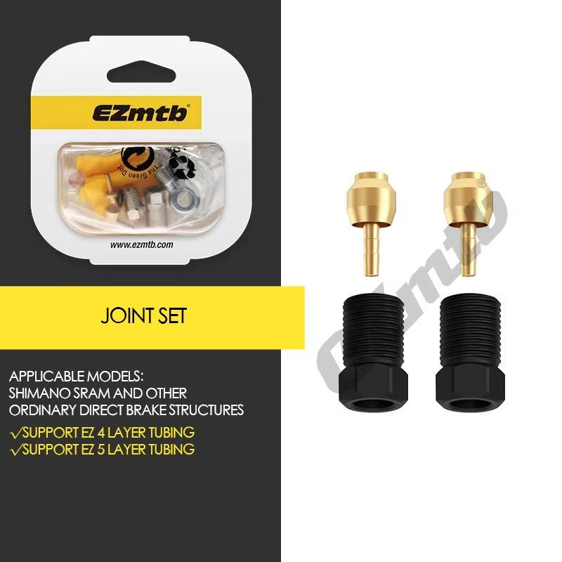 EZmtb Hydraulic Brake Hose Fittings Set Banjo Joint Connectors for Shimano Sram Magura Hope Formula