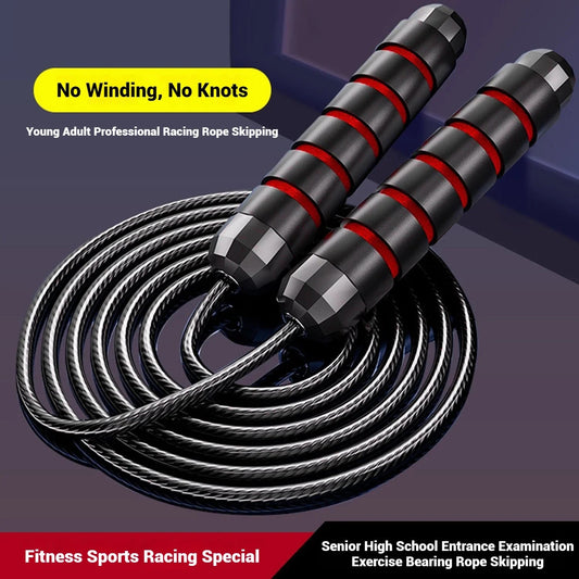 Skipping Rope Crossfit Speed Training Exercise Adjustable Length Wire Rope Jump Rope
