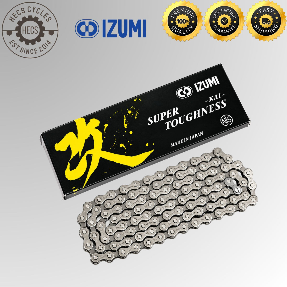 Izumi Super Toughness V KAI Track Chain Fixed Gear Single Speed Chain