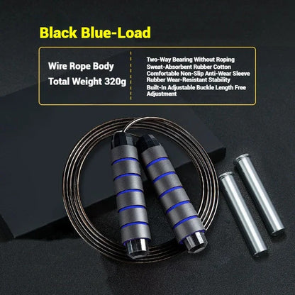 Skipping Rope Crossfit Speed Training Exercise Adjustable Length Wire Rope Jump Rope