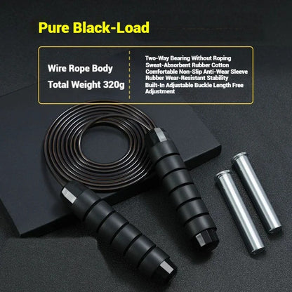 Skipping Rope Crossfit Speed Training Exercise Adjustable Length Wire Rope Jump Rope