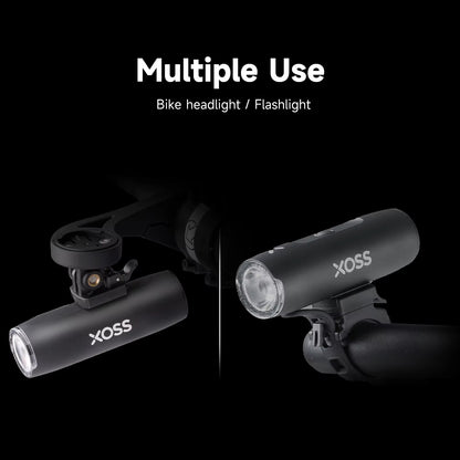 XOSS XL400 400 Lumens Bicycle Front Light Headlight Rechargeable Front Light