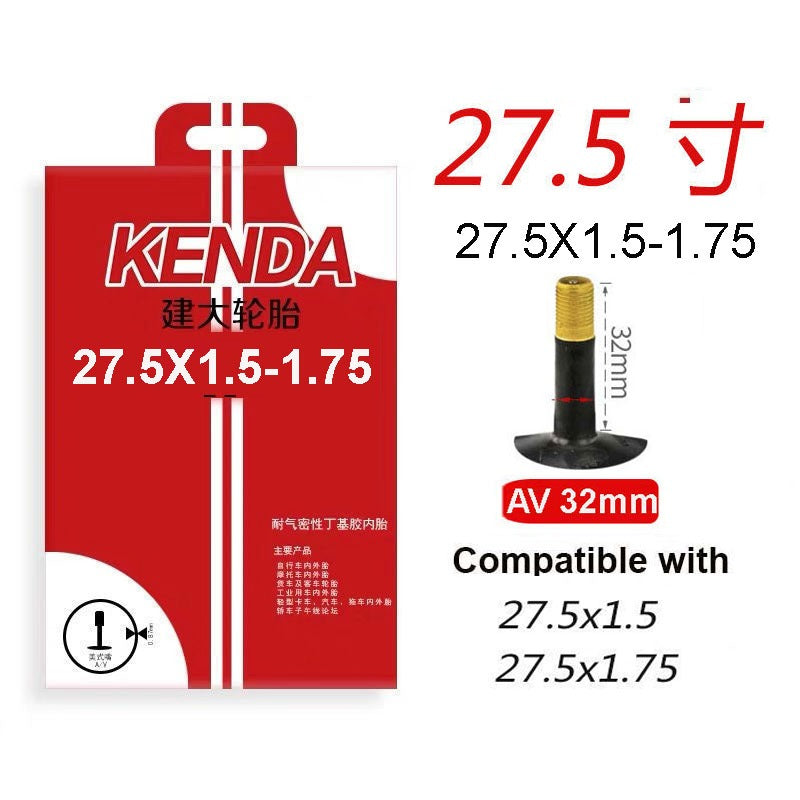 Kenda Inner Tube Bicycle Tube 12/14/16/20/22/24/26/27.5/29/700C
