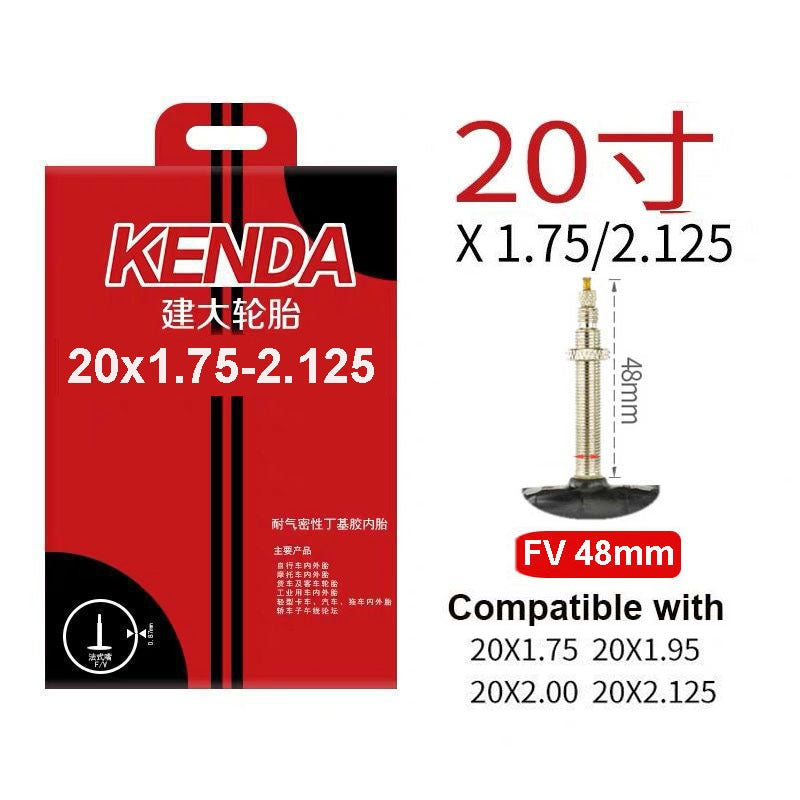 Kenda Inner Tube Bicycle Tube 12/14/16/20/22/24/26/27.5/29/700C