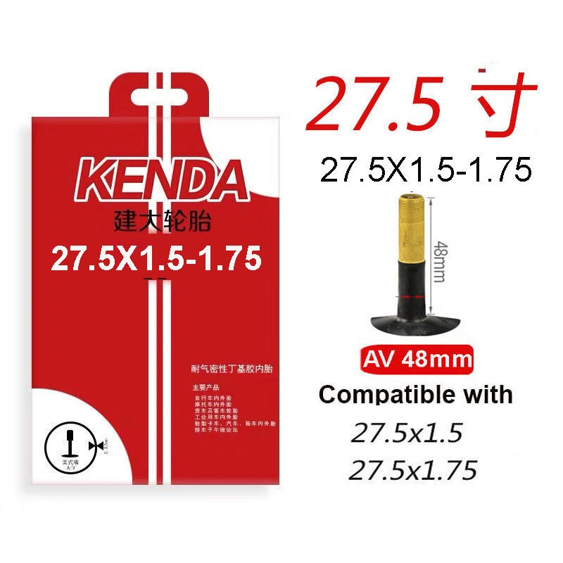 Kenda Inner Tube Bicycle Tube 12/14/16/20/22/24/26/27.5/29/700C