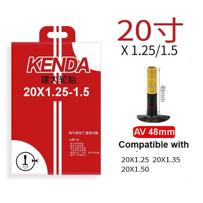 Kenda Inner Tube Bicycle Tube 12/14/16/20/22/24/26/27.5/29/700C