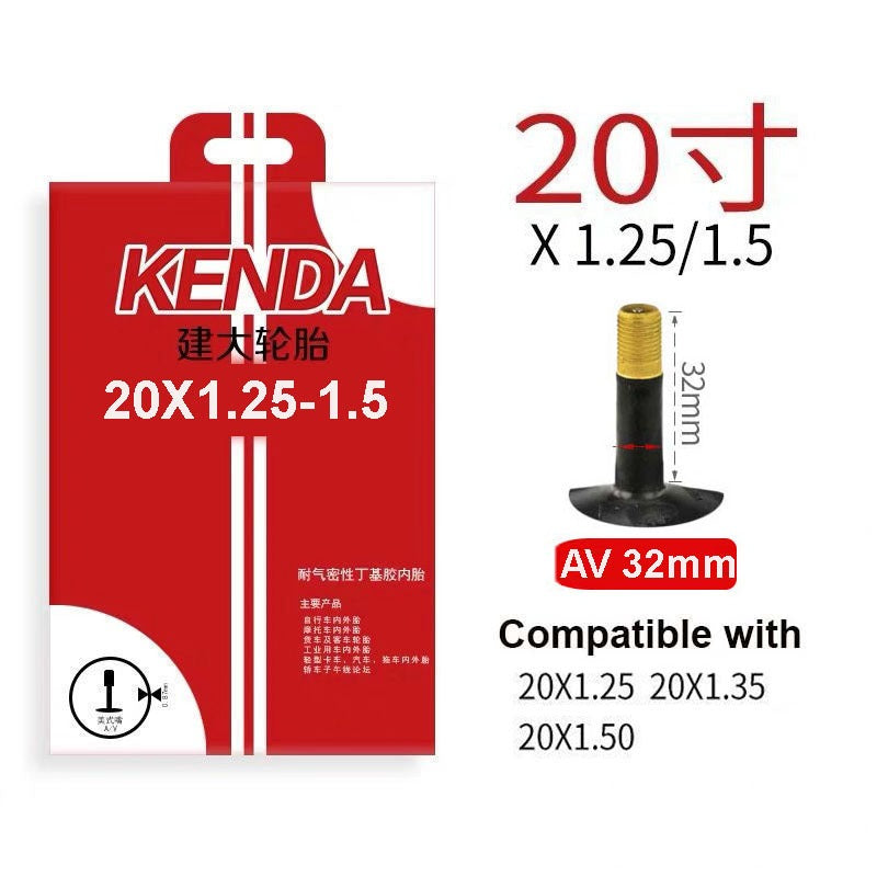 Kenda Inner Tube Bicycle Tube 12/14/16/20/22/24/26/27.5/29/700C