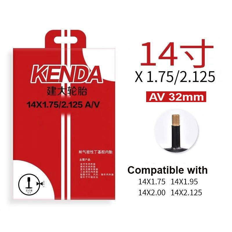 Kenda Inner Tube Bicycle Tube 12/14/16/20/22/24/26/27.5/29/700C