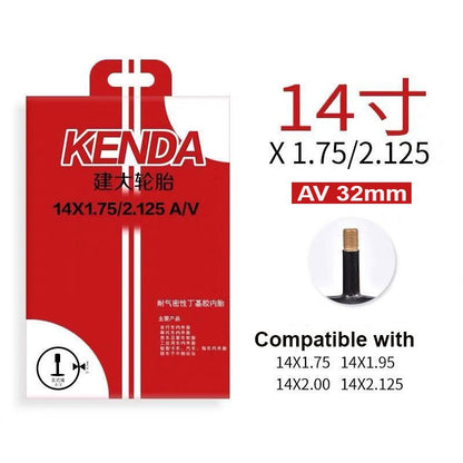 Kenda Inner Tube Bicycle Tube 12/14/16/20/22/24/26/27.5/29/700C