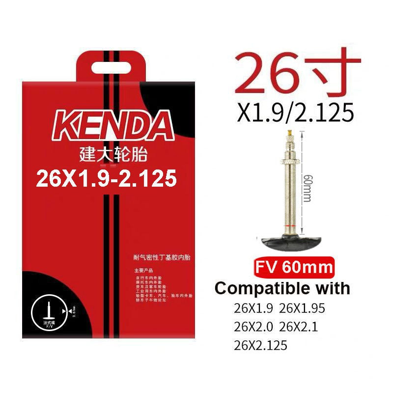 Kenda Inner Tube Bicycle Tube 12/14/16/20/22/24/26/27.5/29/700C