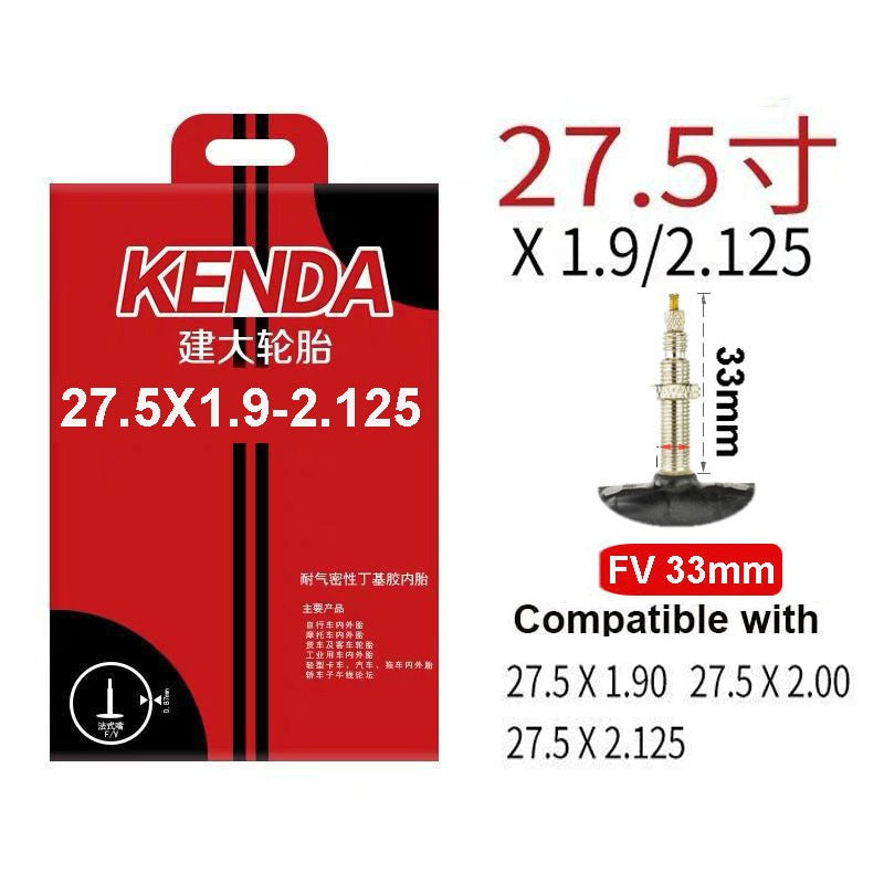 Kenda Inner Tube Bicycle Tube 12/14/16/20/22/24/26/27.5/29/700C