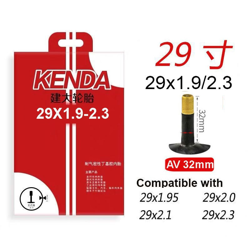 Kenda Inner Tube Bicycle Tube 12/14/16/20/22/24/26/27.5/29/700C