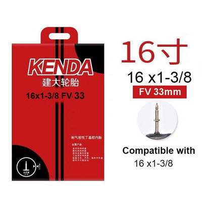 Kenda Inner Tube Bicycle Tube 12/14/16/20/22/24/26/27.5/29/700C