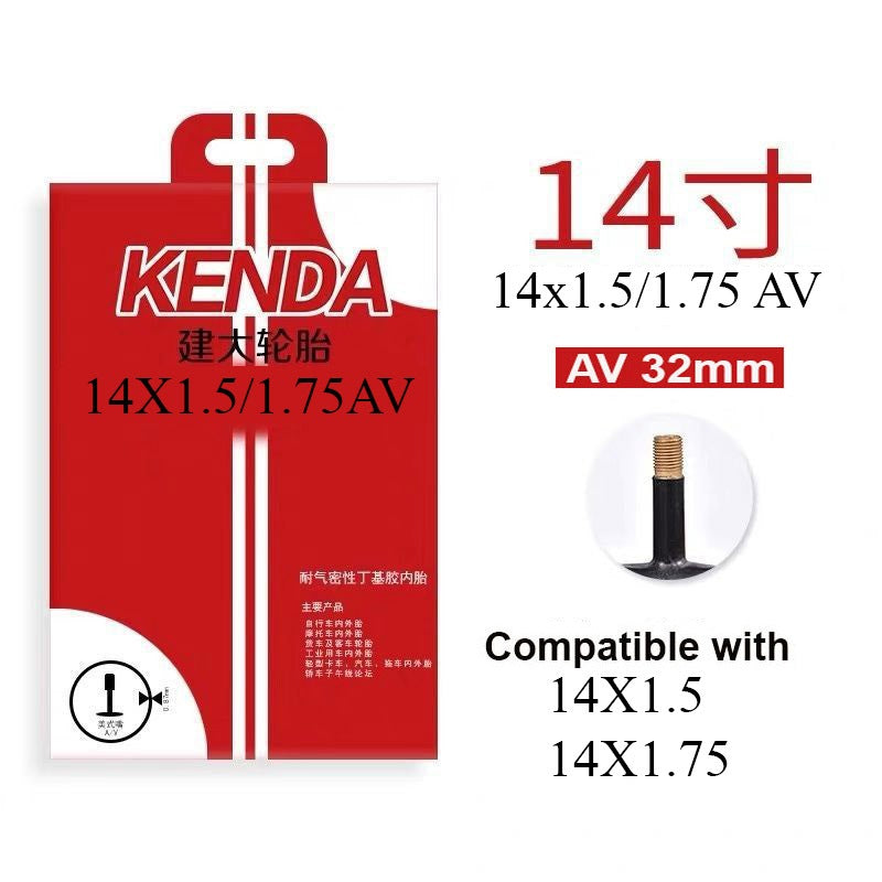 Kenda Inner Tube Bicycle Tube 12/14/16/20/22/24/26/27.5/29/700C