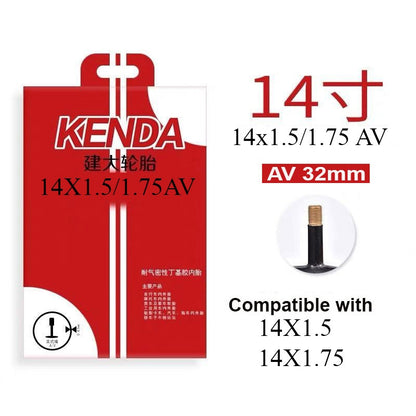 Kenda Inner Tube Bicycle Tube 12/14/16/20/22/24/26/27.5/29/700C