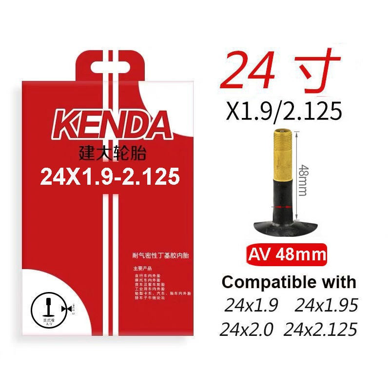 Kenda Inner Tube Bicycle Tube 12/14/16/20/22/24/26/27.5/29/700C