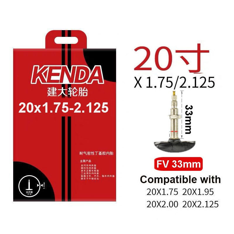 Kenda Inner Tube Bicycle Tube 12/14/16/20/22/24/26/27.5/29/700C