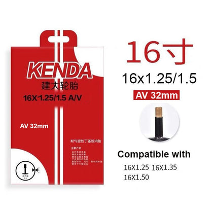 Kenda Inner Tube Bicycle Tube 12/14/16/20/22/24/26/27.5/29/700C