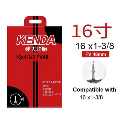 Kenda Inner Tube Bicycle Tube 12/14/16/20/22/24/26/27.5/29/700C