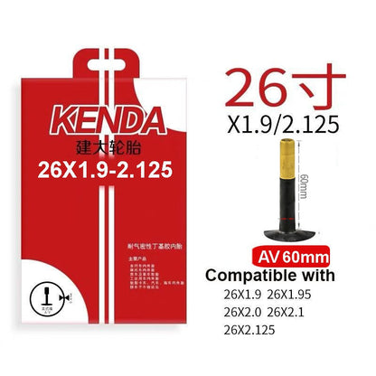 Kenda Inner Tube Bicycle Tube 12/14/16/20/22/24/26/27.5/29/700C
