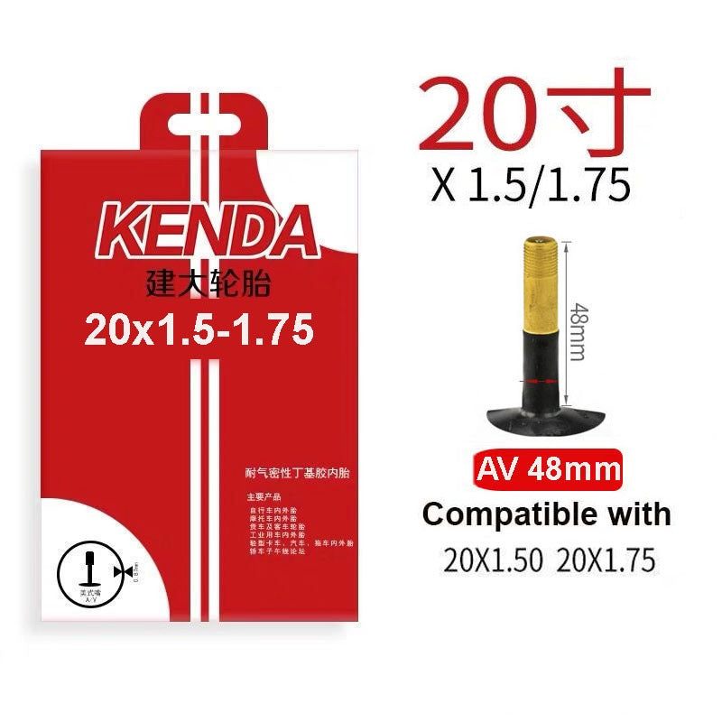 Kenda Inner Tube Bicycle Tube 12/14/16/20/22/24/26/27.5/29/700C