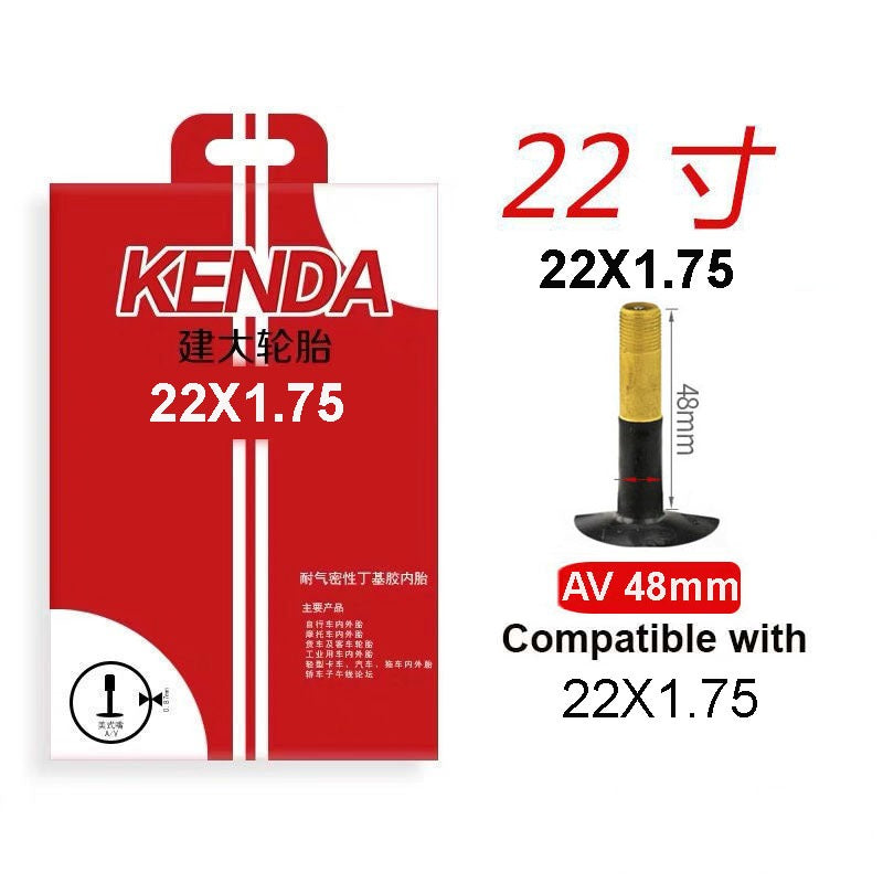 Kenda Inner Tube Bicycle Tube 12/14/16/20/22/24/26/27.5/29/700C