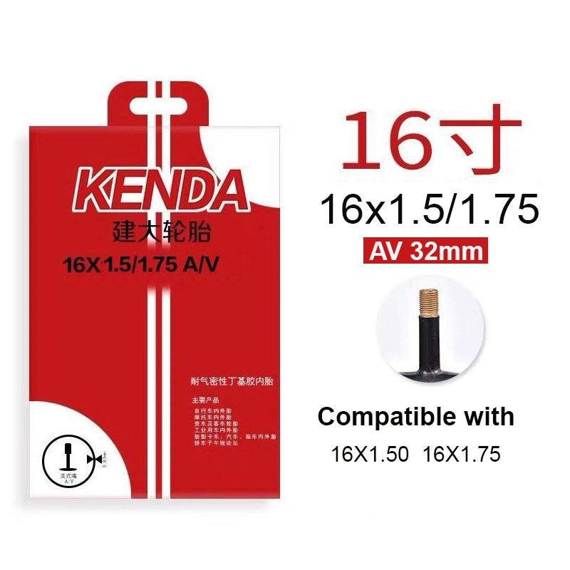 Kenda Inner Tube Bicycle Tube 12/14/16/20/22/24/26/27.5/29/700C