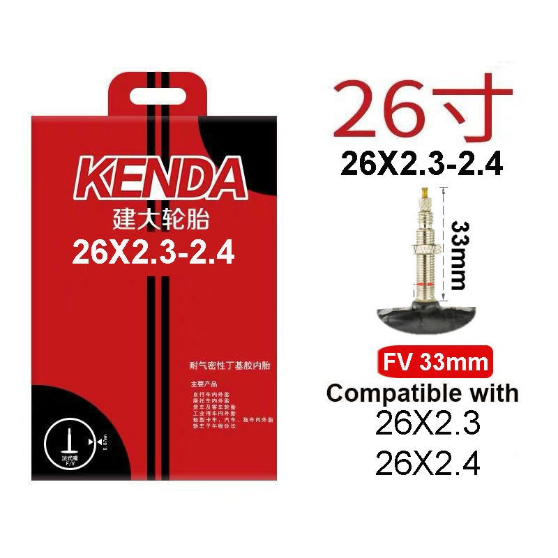 Kenda Inner Tube Bicycle Tube 12/14/16/20/22/24/26/27.5/29/700C