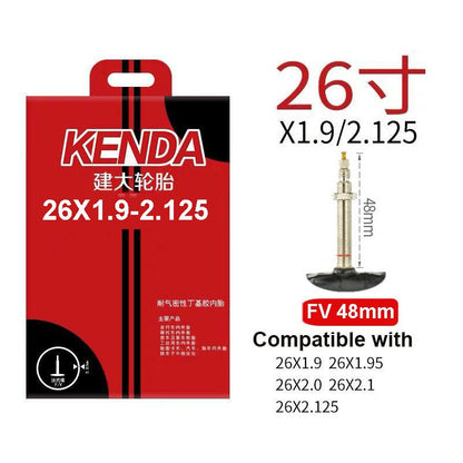 Kenda Inner Tube Bicycle Tube 12/14/16/20/22/24/26/27.5/29/700C