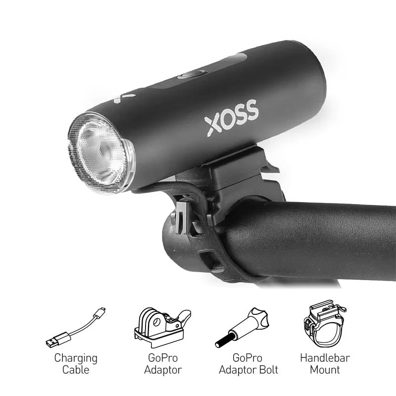 XOSS XL400 XL800 XL1200 Lumens Bicycle Front Light Headlight Rechargeable Front Light